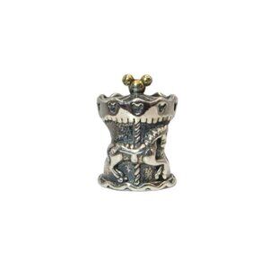 Pandora Rare! Disney Carousel Merry Go Round 14k Gold/ .925 Charm Park Exclusive